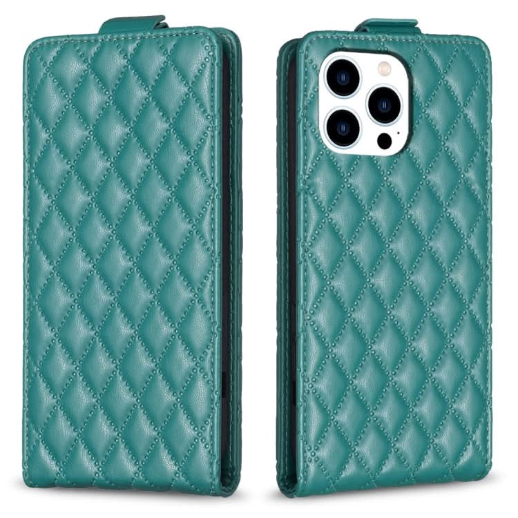 Diamond Lattice Vertical Flip Leather Phone Case, Series 4