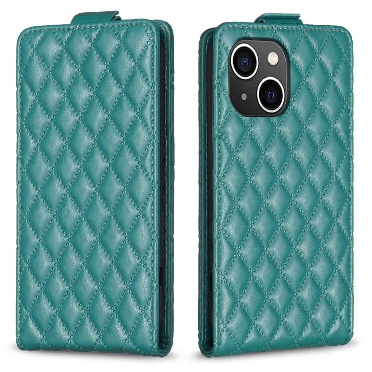 Diamond Lattice Vertical Flip Leather Phone Case, Series 4