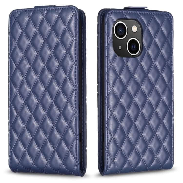 Diamond Lattice Vertical Flip Leather Phone Case, Series 4