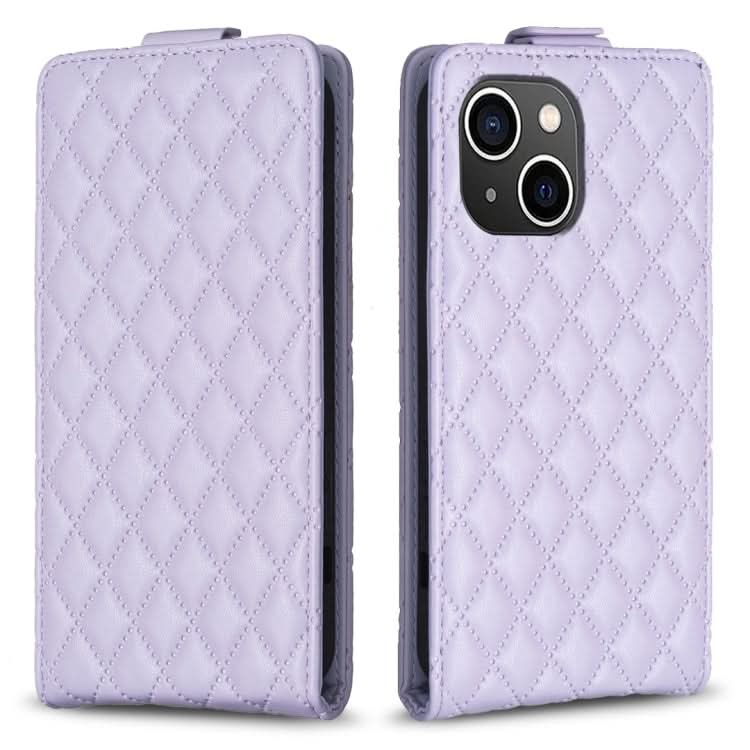 Diamond Lattice Vertical Flip Leather Phone Case, Series 4