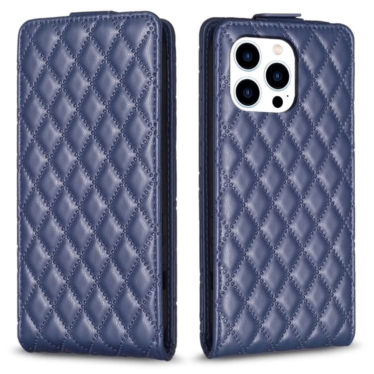 Diamond Lattice Vertical Flip Leather Phone Case, Series 4