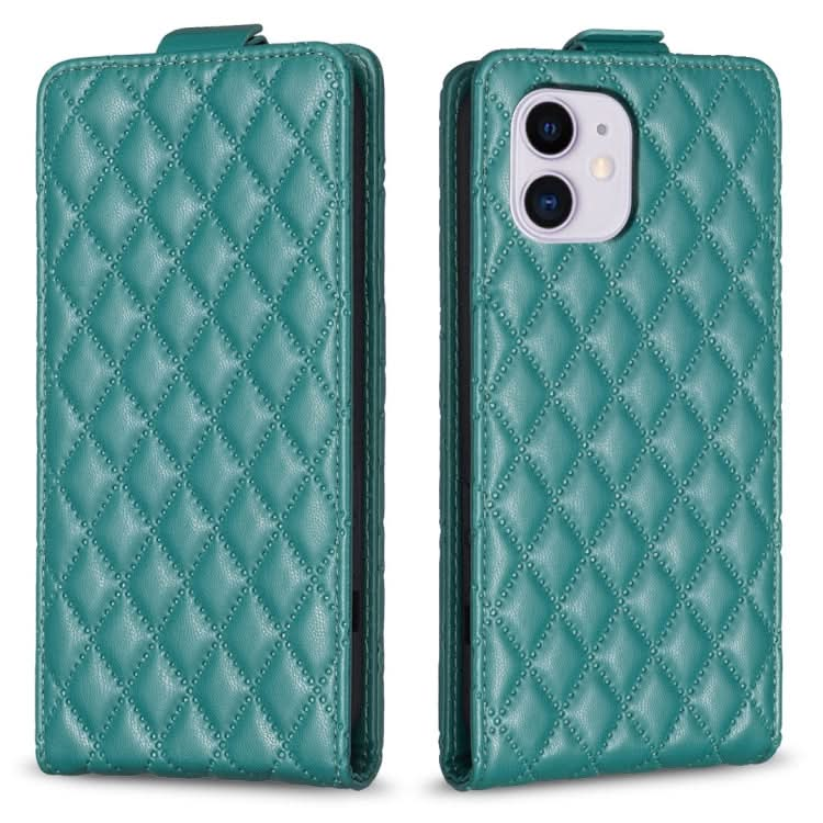 Diamond Lattice Vertical Flip Leather Phone Case, Series 4