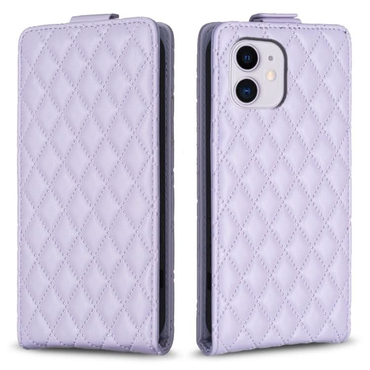 Diamond Lattice Vertical Flip Leather Phone Case, Series 4