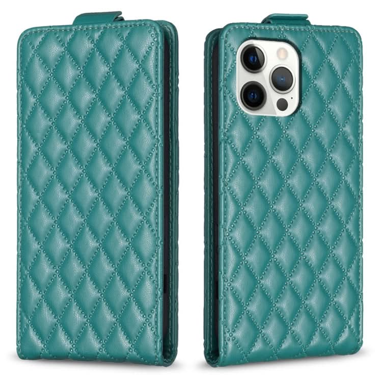 Diamond Lattice Vertical Flip Leather Phone Case, Series 3