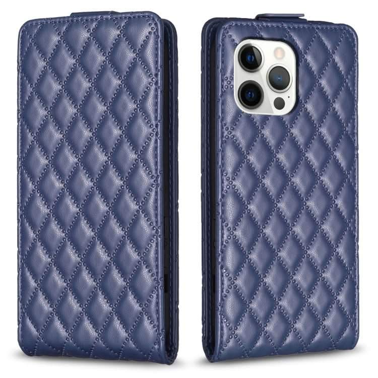 Diamond Lattice Vertical Flip Leather Phone Case, Series 3