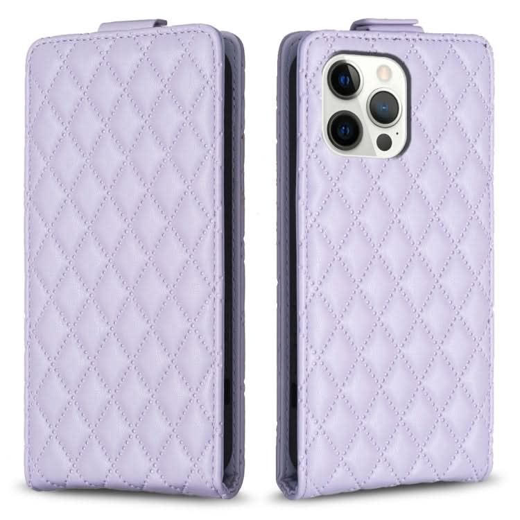 Diamond Lattice Vertical Flip Leather Phone Case, Series 3