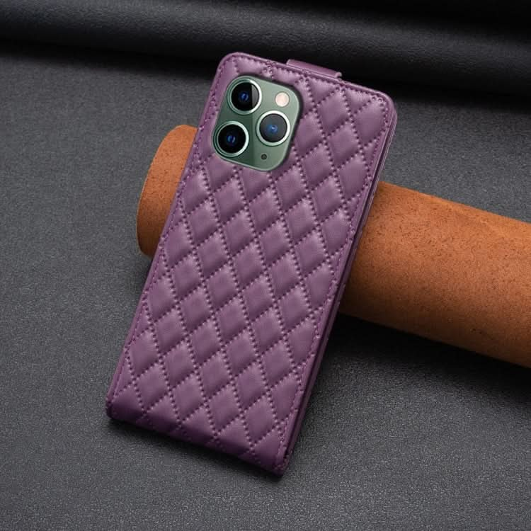 Diamond Lattice Vertical Flip Leather Phone Case, Series 4