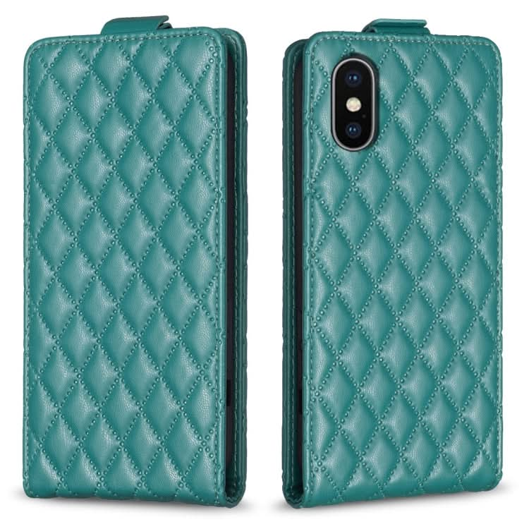 Diamond Lattice Vertical Flip Leather Phone Case, Series 2