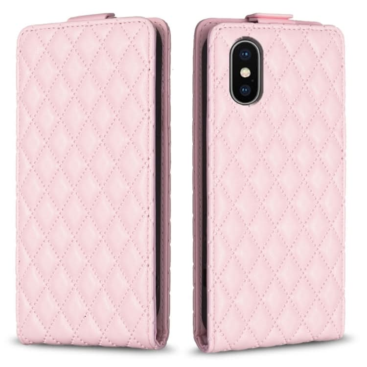 Diamond Lattice Vertical Flip Leather Phone Case, Series 2