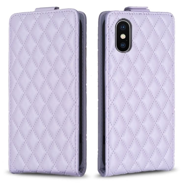 Diamond Lattice Vertical Flip Leather Phone Case, Series 2