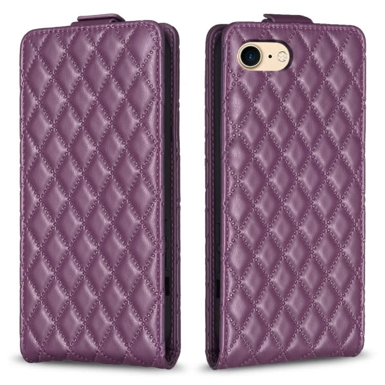 Diamond Lattice Vertical Flip Leather Phone Case, Series 5