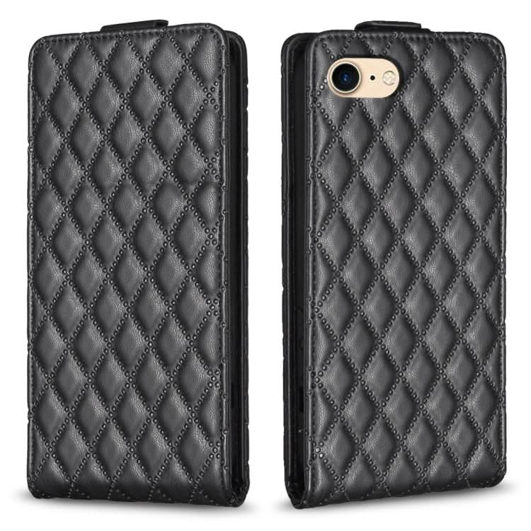 Diamond Lattice Vertical Flip Leather Phone Case, Series 5