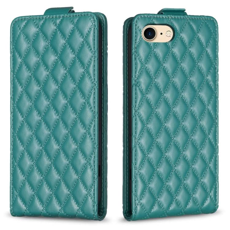 Diamond Lattice Vertical Flip Leather Phone Case, Series 5