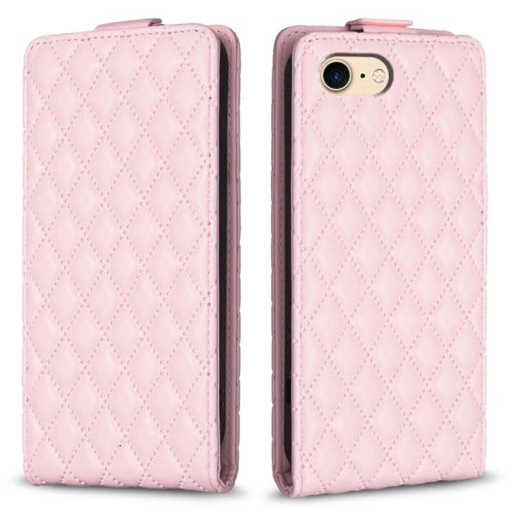 Diamond Lattice Vertical Flip Leather Phone Case, Series 5