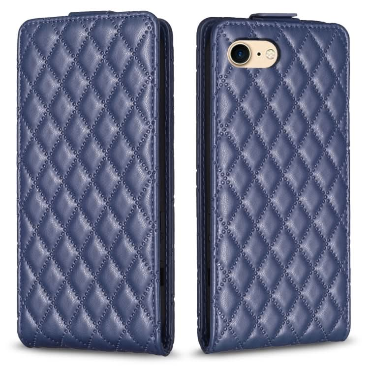 Diamond Lattice Vertical Flip Leather Phone Case, Series 5