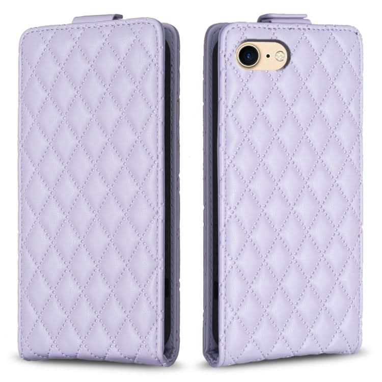 Diamond Lattice Vertical Flip Leather Phone Case, Series 5