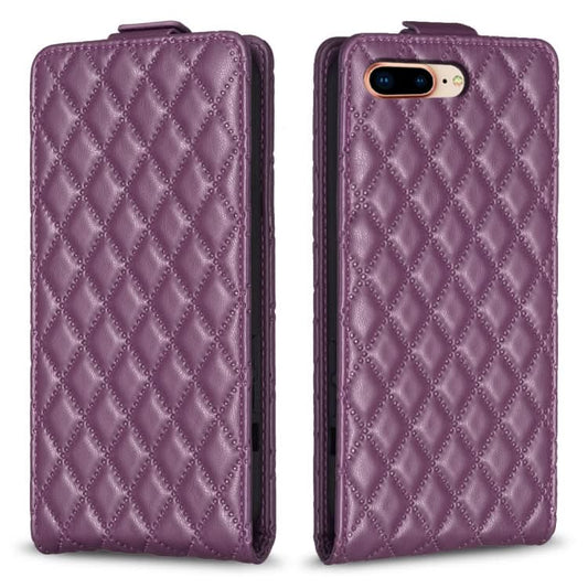 Diamond Lattice Vertical Flip Leather Phone Case, Series 5