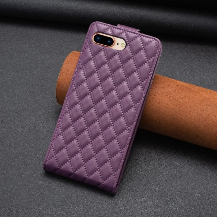 Diamond Lattice Vertical Flip Leather Phone Case, Series 5