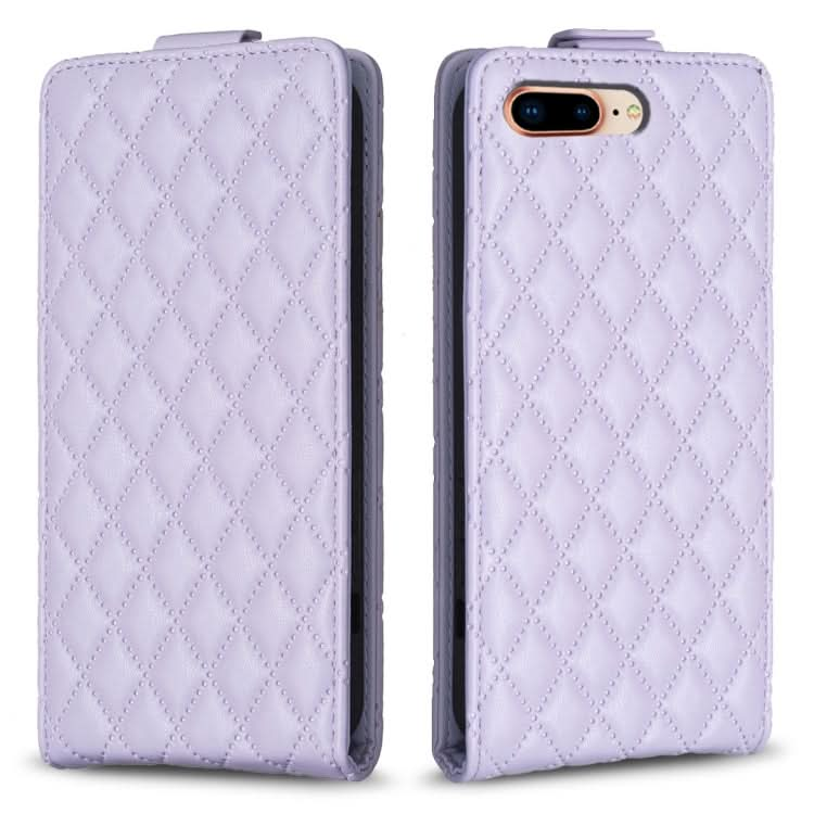 Diamond Lattice Vertical Flip Leather Phone Case, Series 5