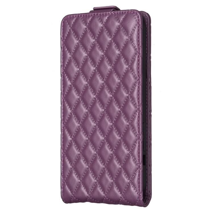 Diamond Lattice Vertical Flip Leather Phone Case, Series 3