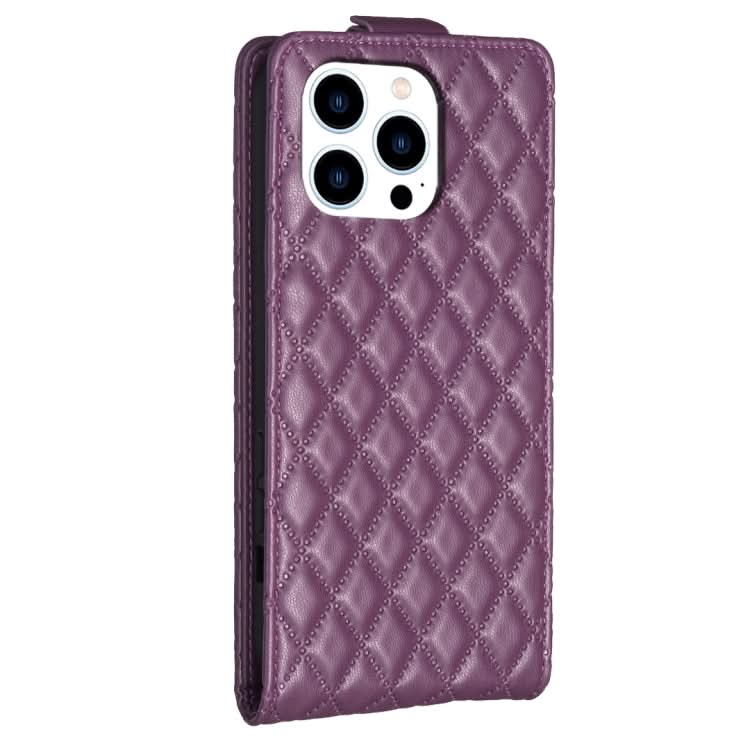 Diamond Lattice Vertical Flip Leather Phone Case, Series 3