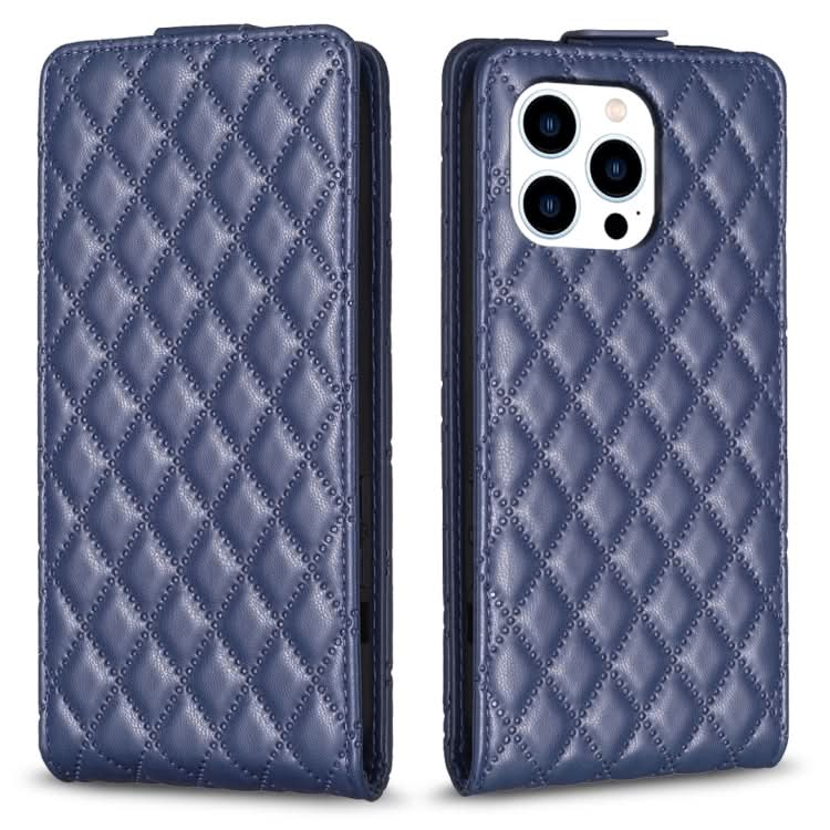 Diamond Lattice Vertical Flip Leather Phone Case, Series 3