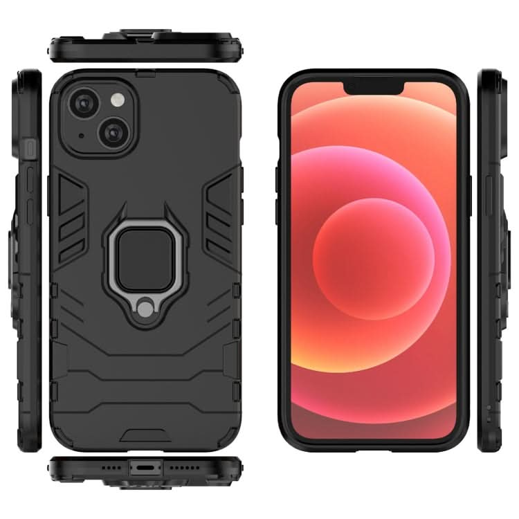 Shockproof PC + TPU Holder Phone Case