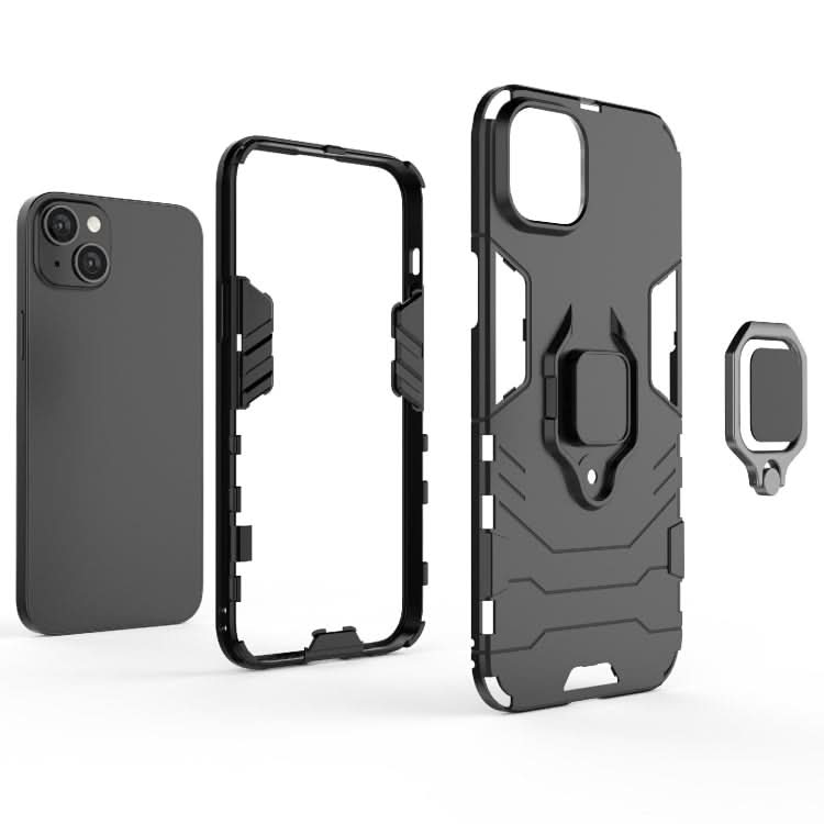 Shockproof PC + TPU Holder Phone Case