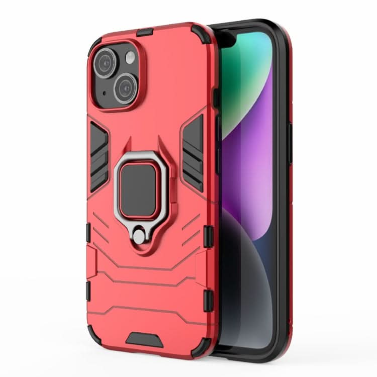 Shockproof PC + TPU Holder Phone Case