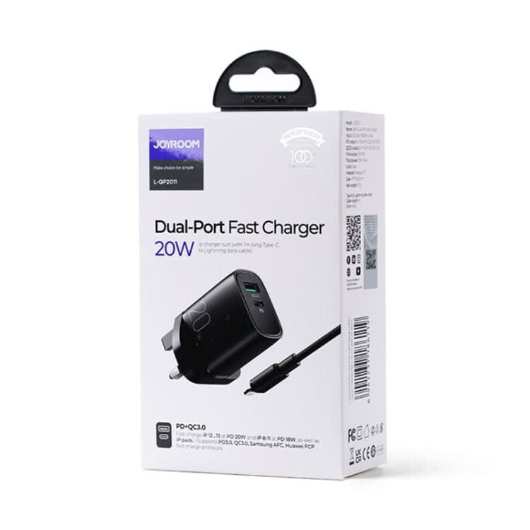 JOYROOM L-QP2011 20W USB+USB-C/Type-C Fast Charger with Cable Set