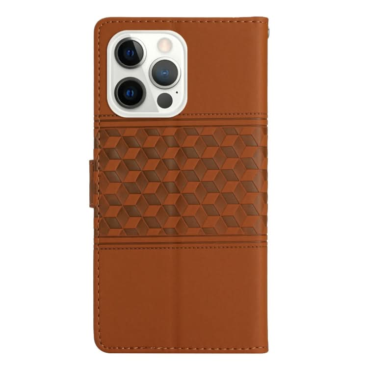 Diamond Embossed Skin Feel Leather Phone Case, Series 1