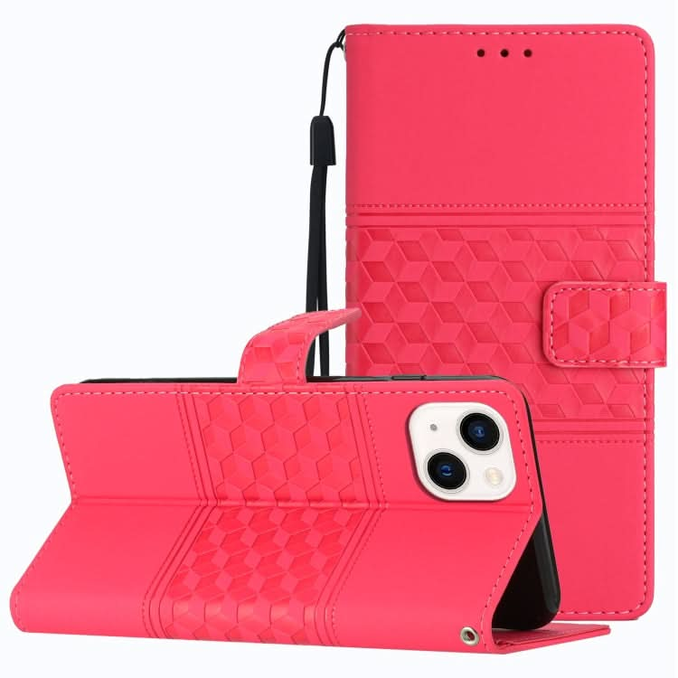 Diamond Embossed Skin Feel Leather Phone Case, Series 1