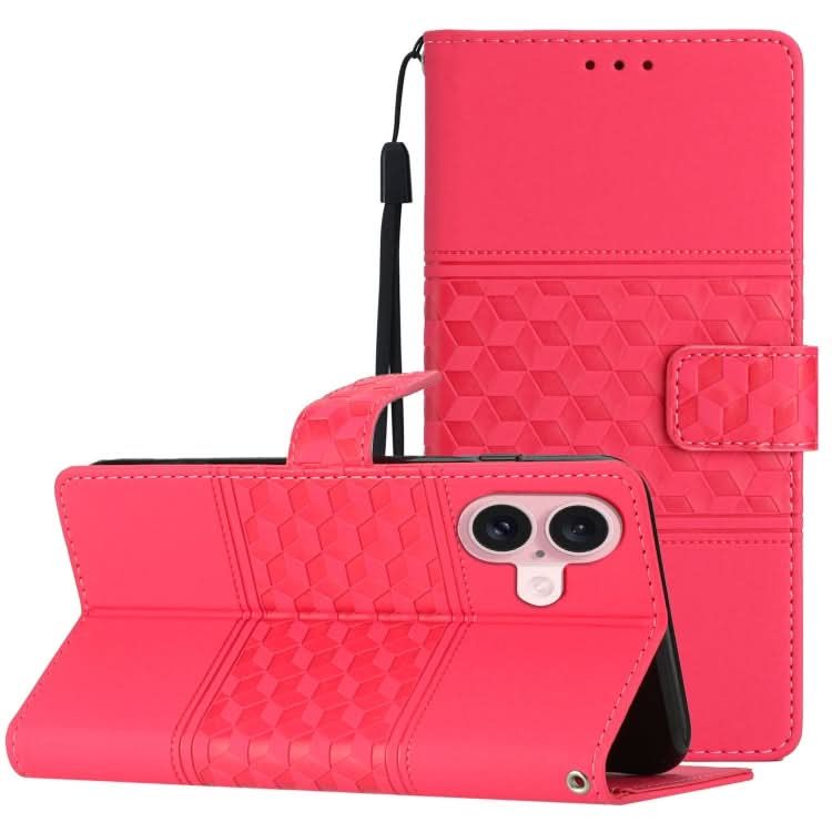 Diamond Embossed Skin Feel Leather Phone Case, Series 2