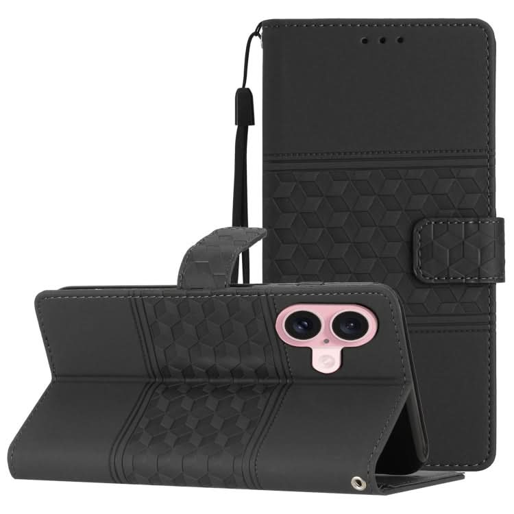 Diamond Embossed Skin Feel Leather Phone Case, Series 2