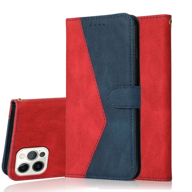 Dual-color Stitching Leather Phone Case, Series 2