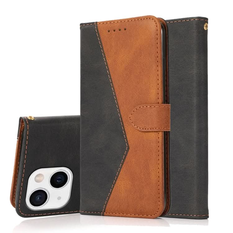 Dual-color Stitching Leather Phone Case, Series 1