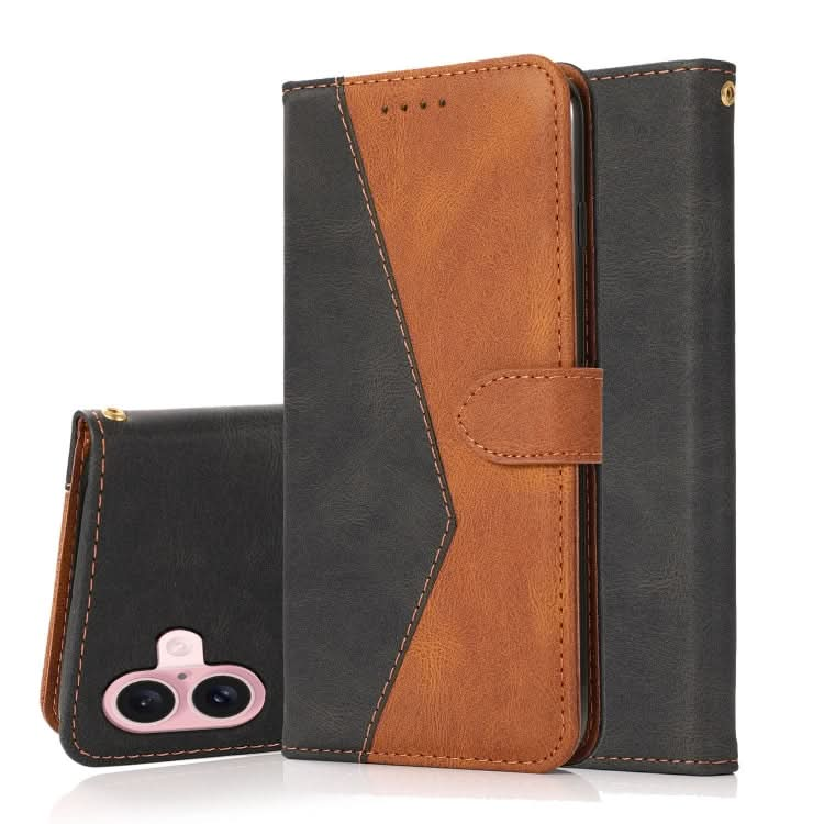 Dual-color Stitching Leather Phone Case, Series 2