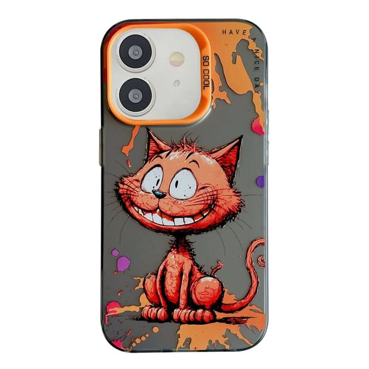 Animal Pattern Oil Painting Series PC + TPU Phone Case, Series 1