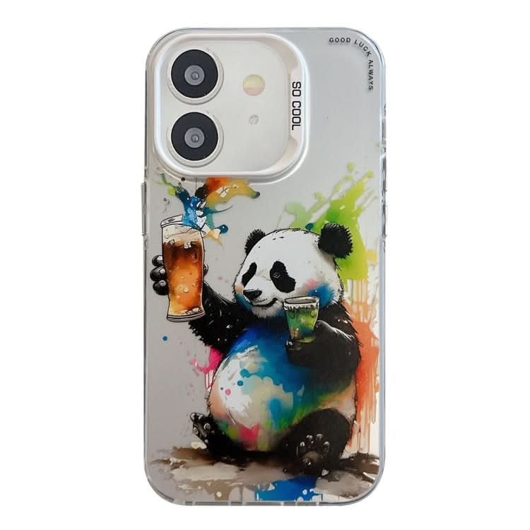 Animal Pattern Oil Painting Series PC + TPU Phone Case, Series 1