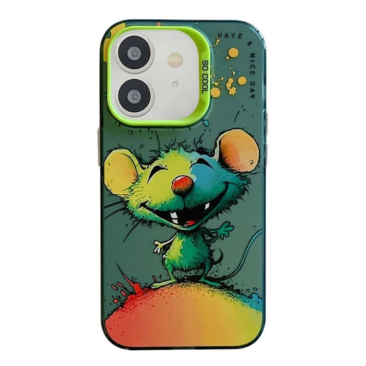 Animal Pattern Oil Painting Series PC + TPU Phone Case, Series 1