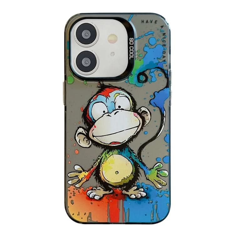 Animal Pattern Oil Painting Series PC + TPU Phone Case, Series 1