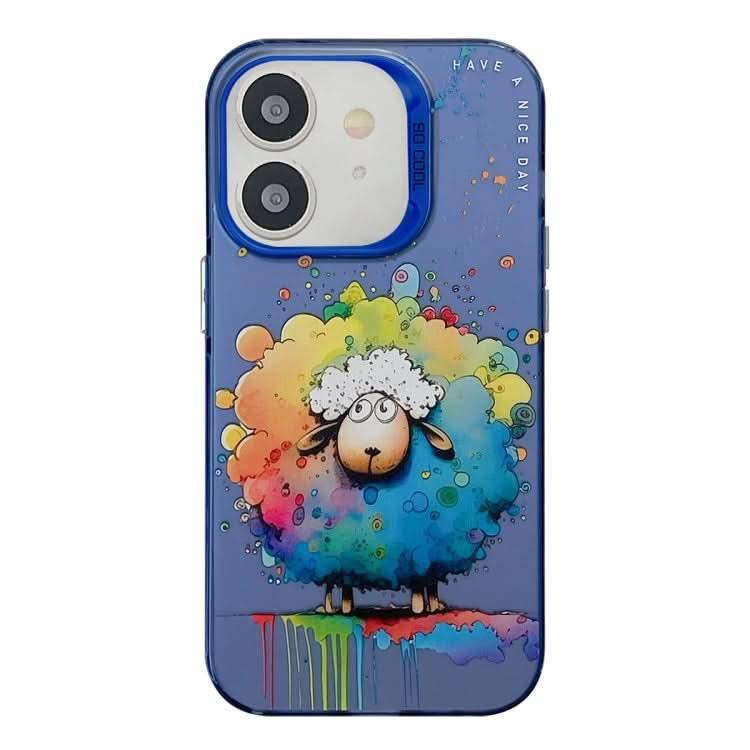 Animal Pattern Oil Painting Series PC + TPU Phone Case, Series 1