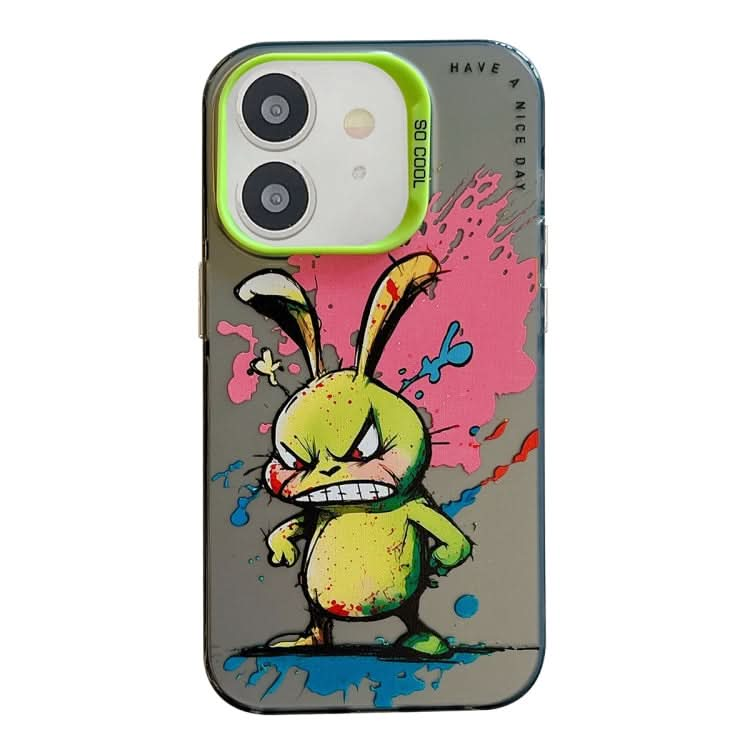 Animal Pattern Oil Painting Series PC + TPU Phone Case, Series 1