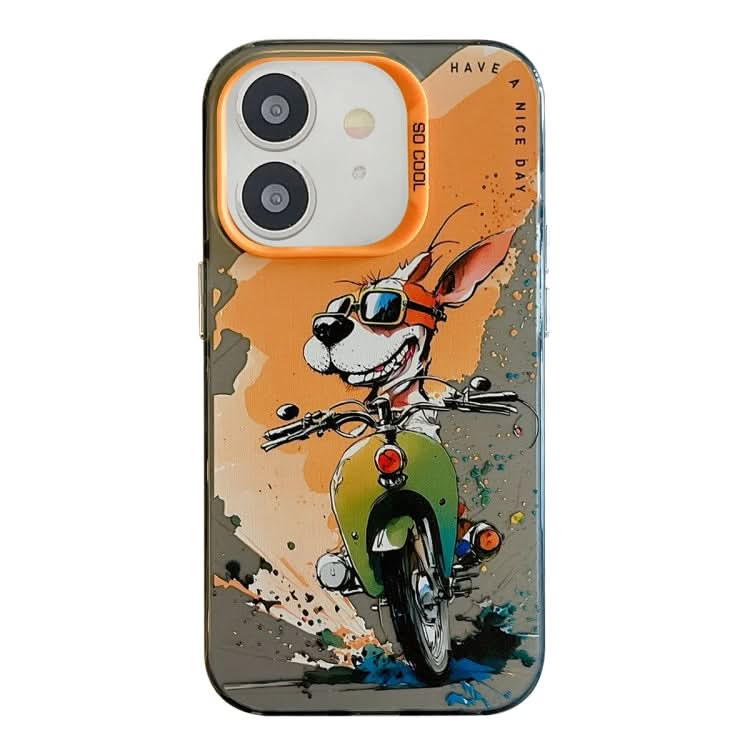 Animal Pattern Oil Painting Series PC + TPU Phone Case, Series 1