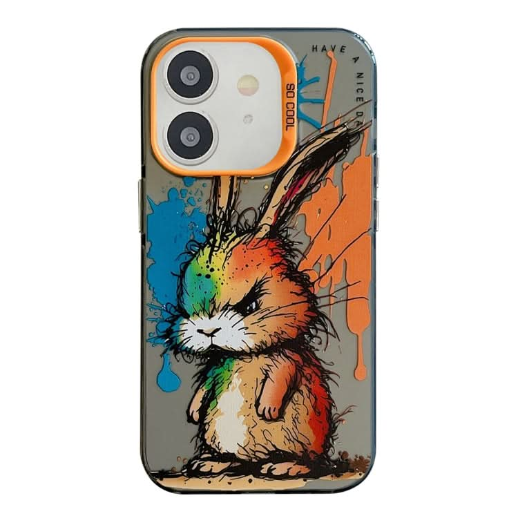 Animal Pattern Oil Painting Series PC + TPU Phone Case, Series 1