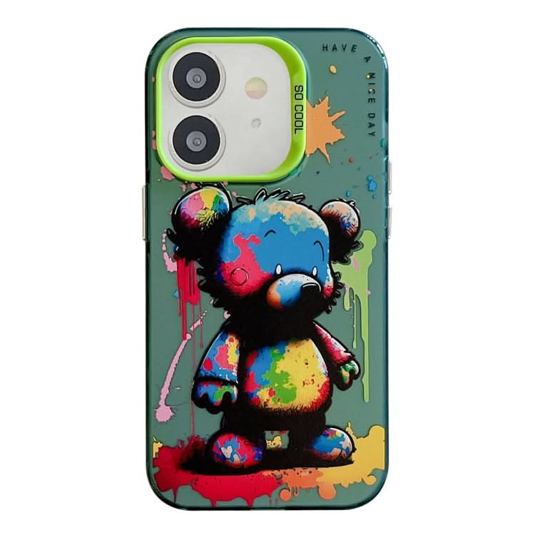 Animal Pattern Oil Painting Series PC + TPU Phone Case, Series 2