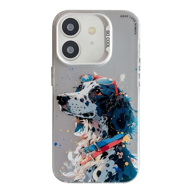 Animal Pattern Oil Painting Series PC + TPU Phone Case, Series 2