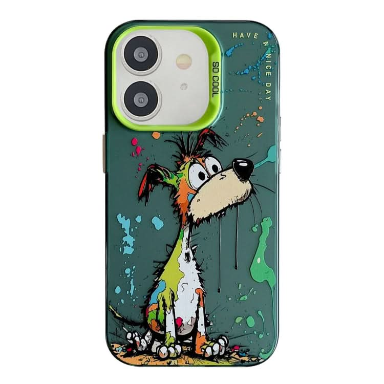 Animal Pattern Oil Painting Series PC + TPU Phone Case, Series 2