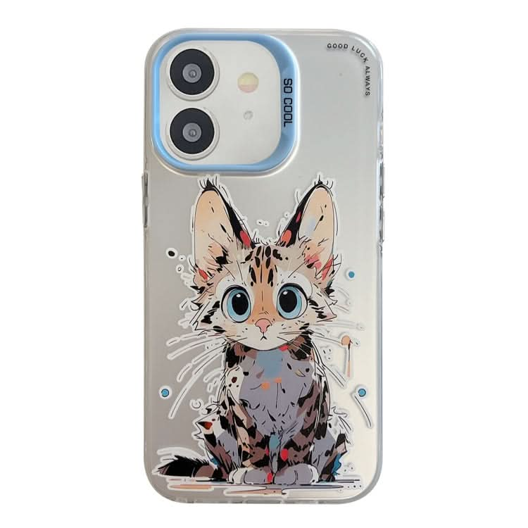 Animal Pattern Oil Painting Series PC + TPU Phone Case, Series 2