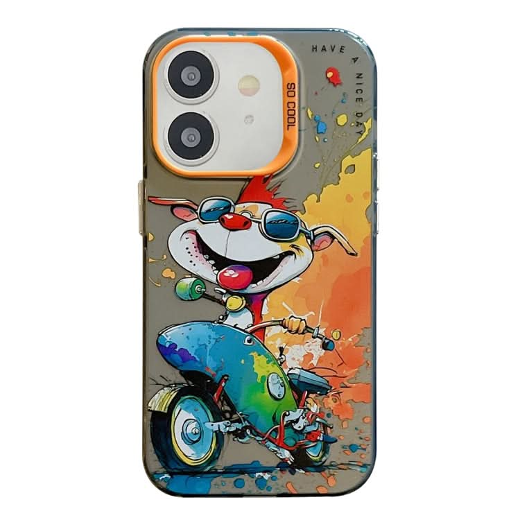 Animal Pattern Oil Painting Series PC + TPU Phone Case, Series 2